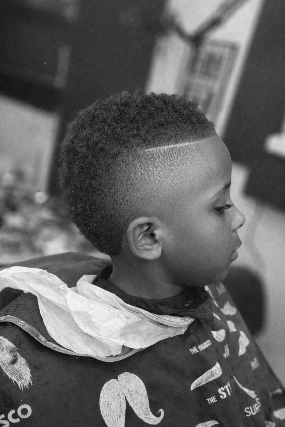 Kids fade haircut